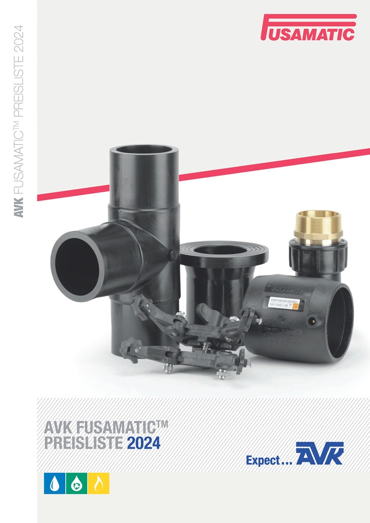 AVK Fusamatic Preisliste 2024 Cover